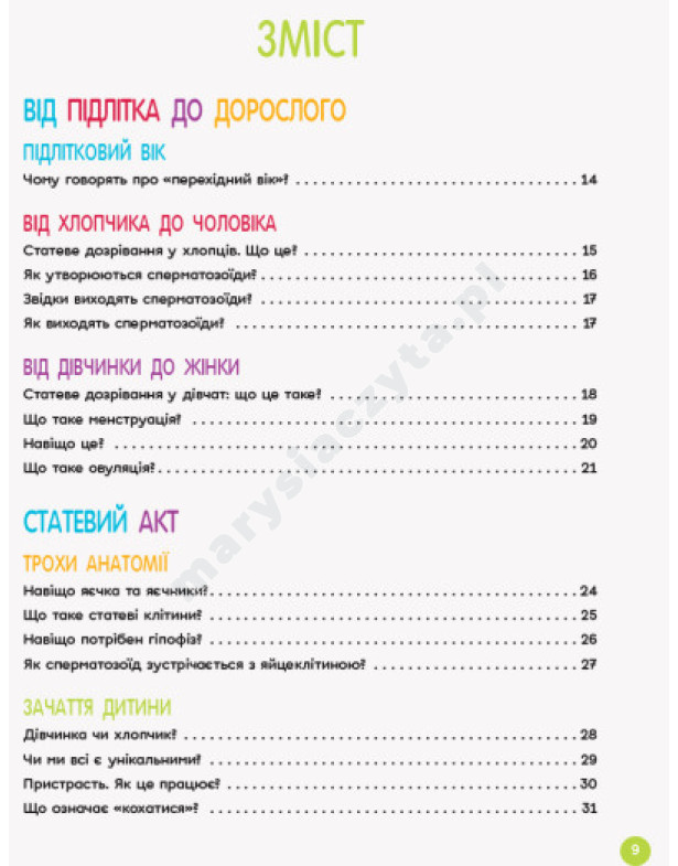 Для турботливих батьків. Енциклопедія статевого життя. 10-13 років